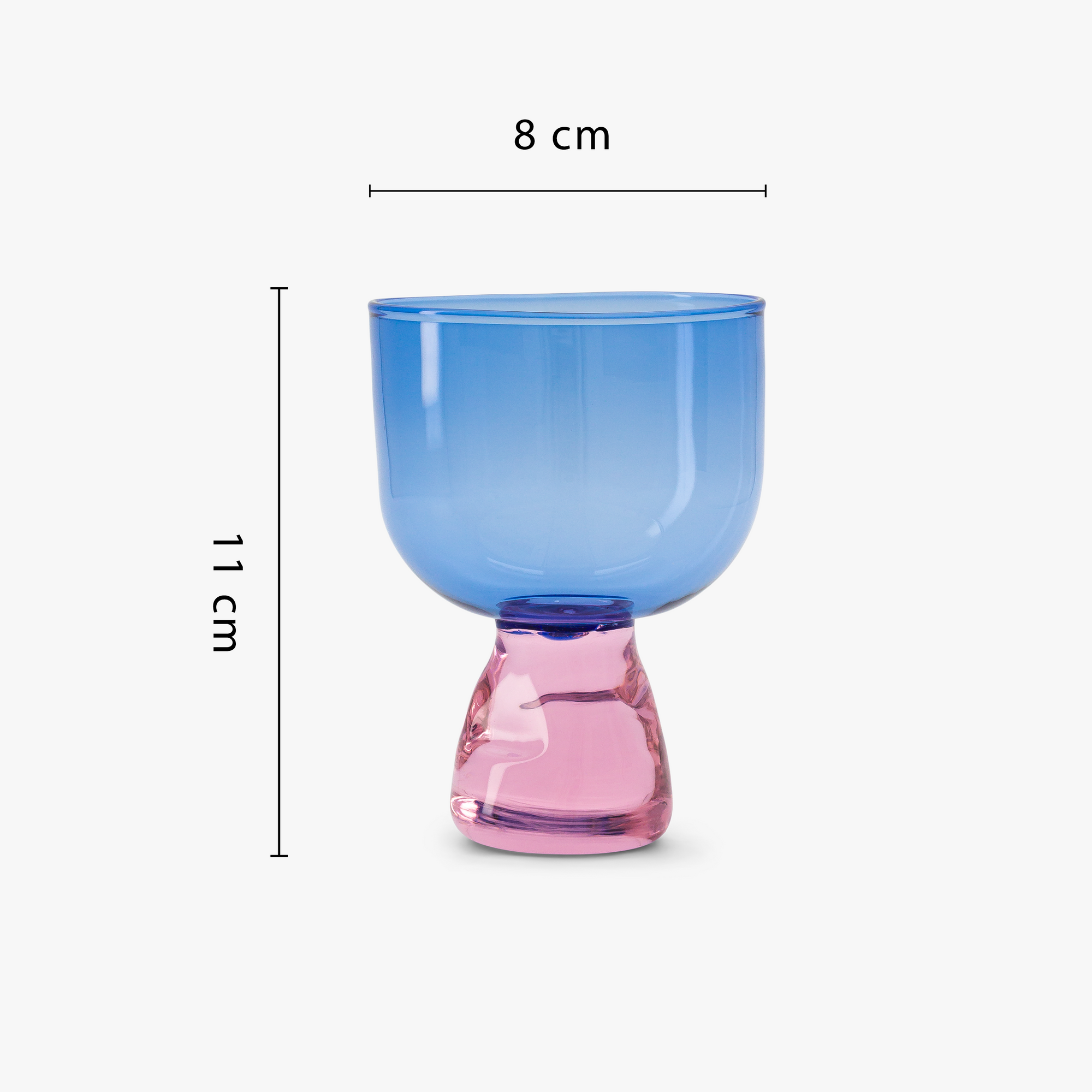 Bleu Pied Rose Verres - Bleu Pied Rose
