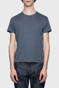 T-shirt unisexe Thierry manches courtes en coton - Ardoise
