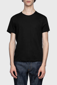 T-shirt unisexe Thierry manches courtes en coton - Noir