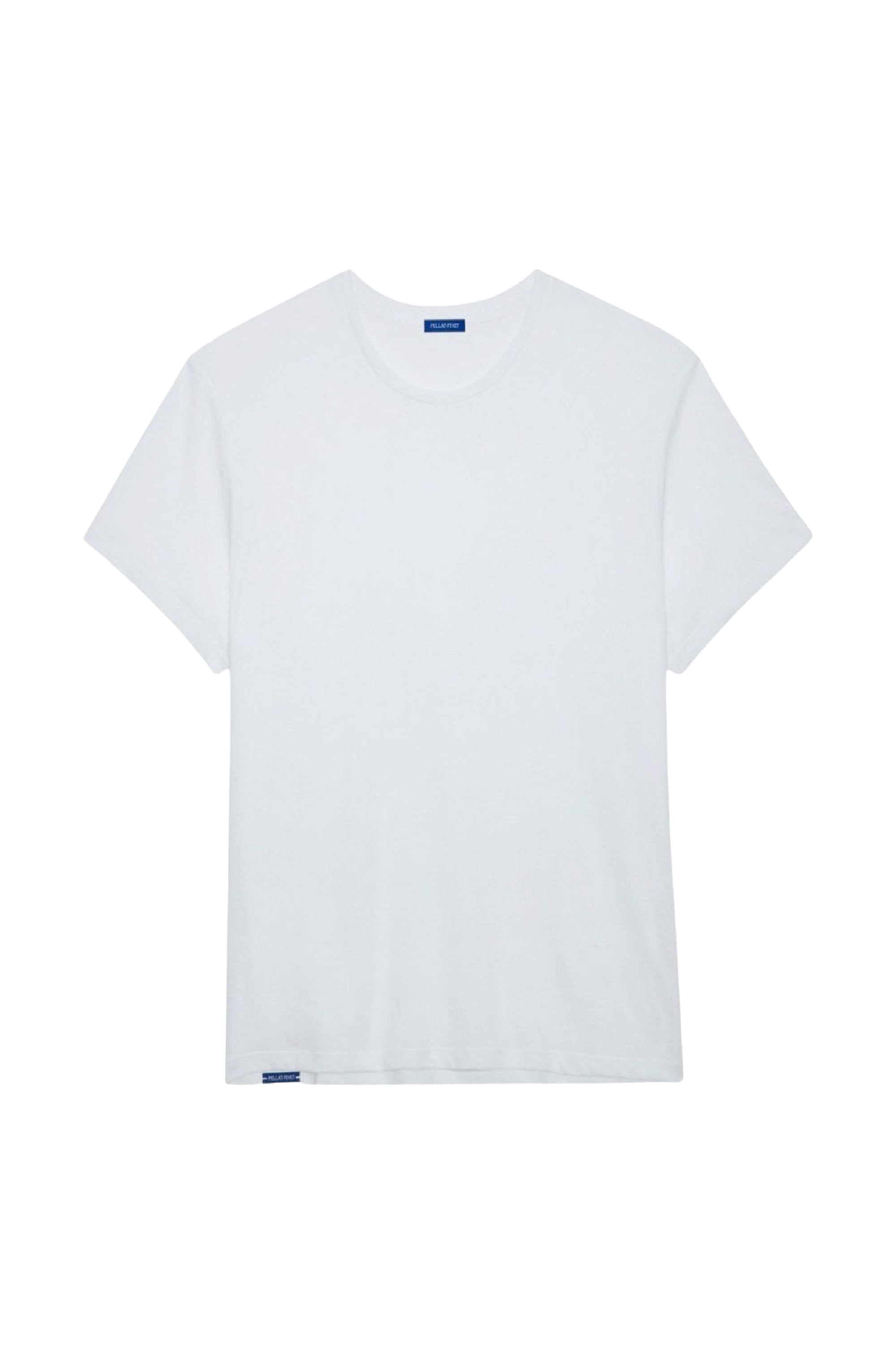 T-shirt unisexe Thierry manches courtes en coton - Blanc