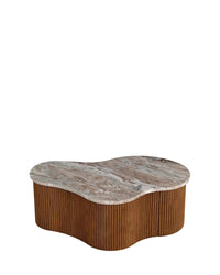 Table basse Isleta - Marbre rouge