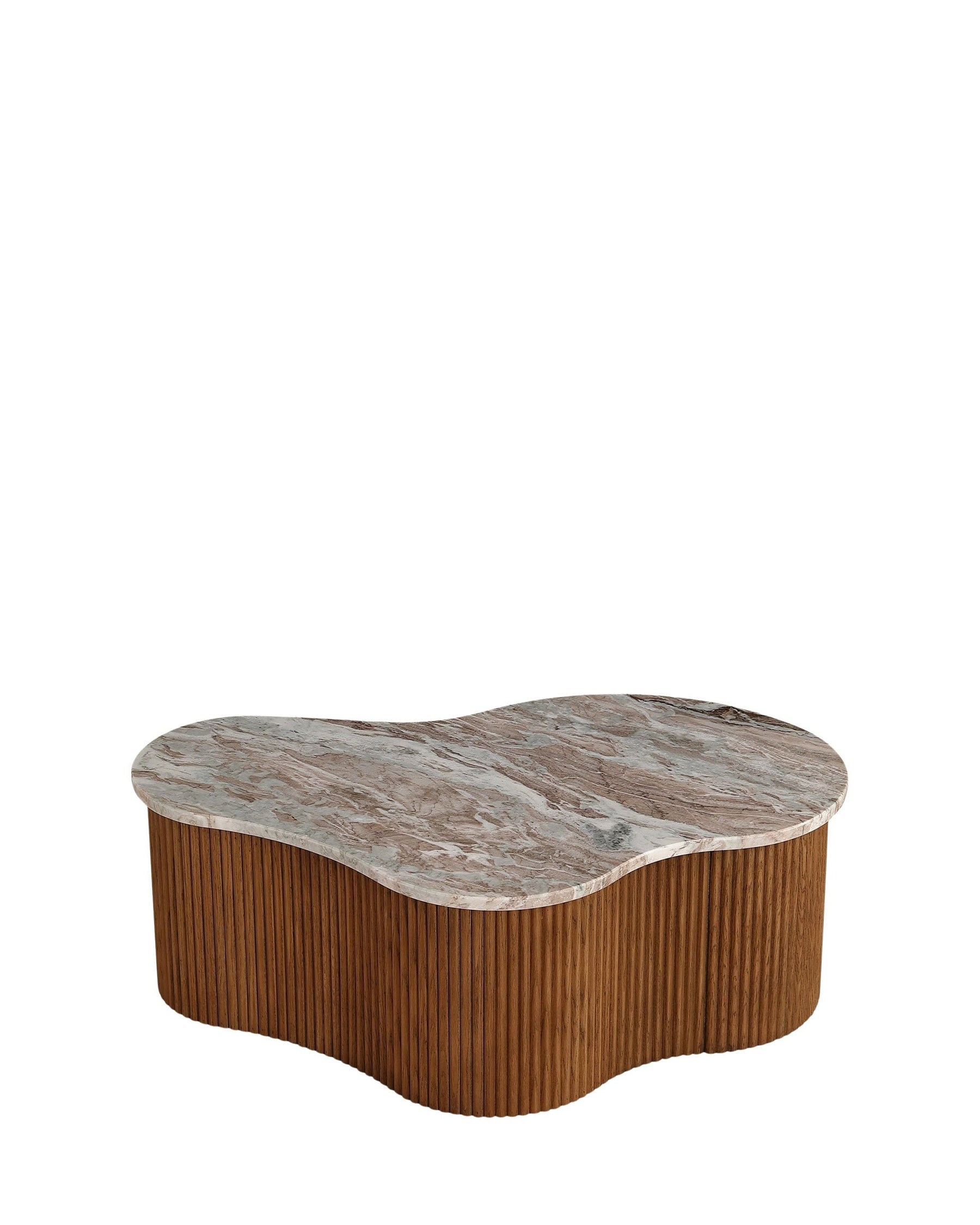 Table basse Isleta - Marbre rouge