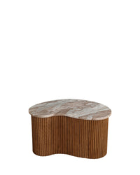 Isleta Coffee table - Marbre rouge