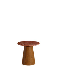 Table d'appoint Avila - Marbre rouge