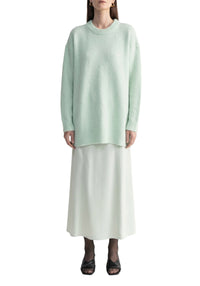 Pull Thunder oversize en laine - Aqua Glass
