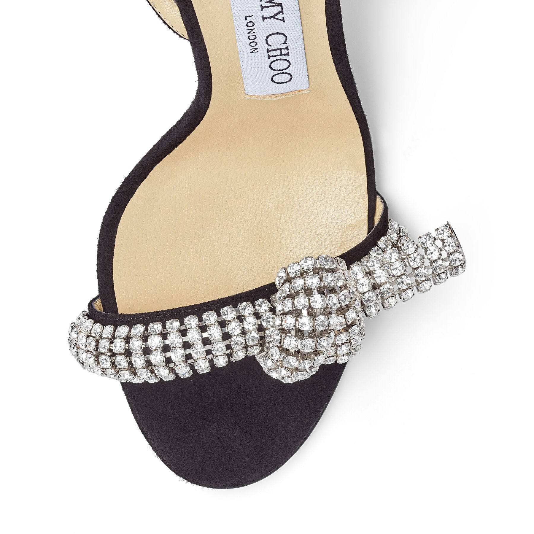 ZNO STOCK 0 DJV 0/0 0 Prix 0 / Reco 280 BLACK/CRYSTAL Sandal THYRA 100