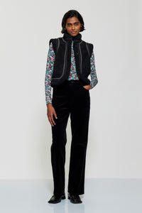 Pantalon en velours Tilda - Black
