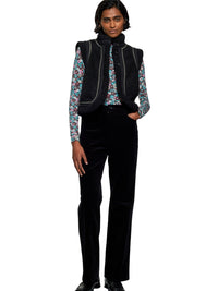 Pantalon en velours Tilda - Black