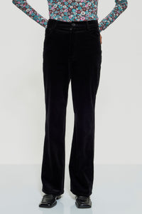 Pantalon en velours Tilda - Black