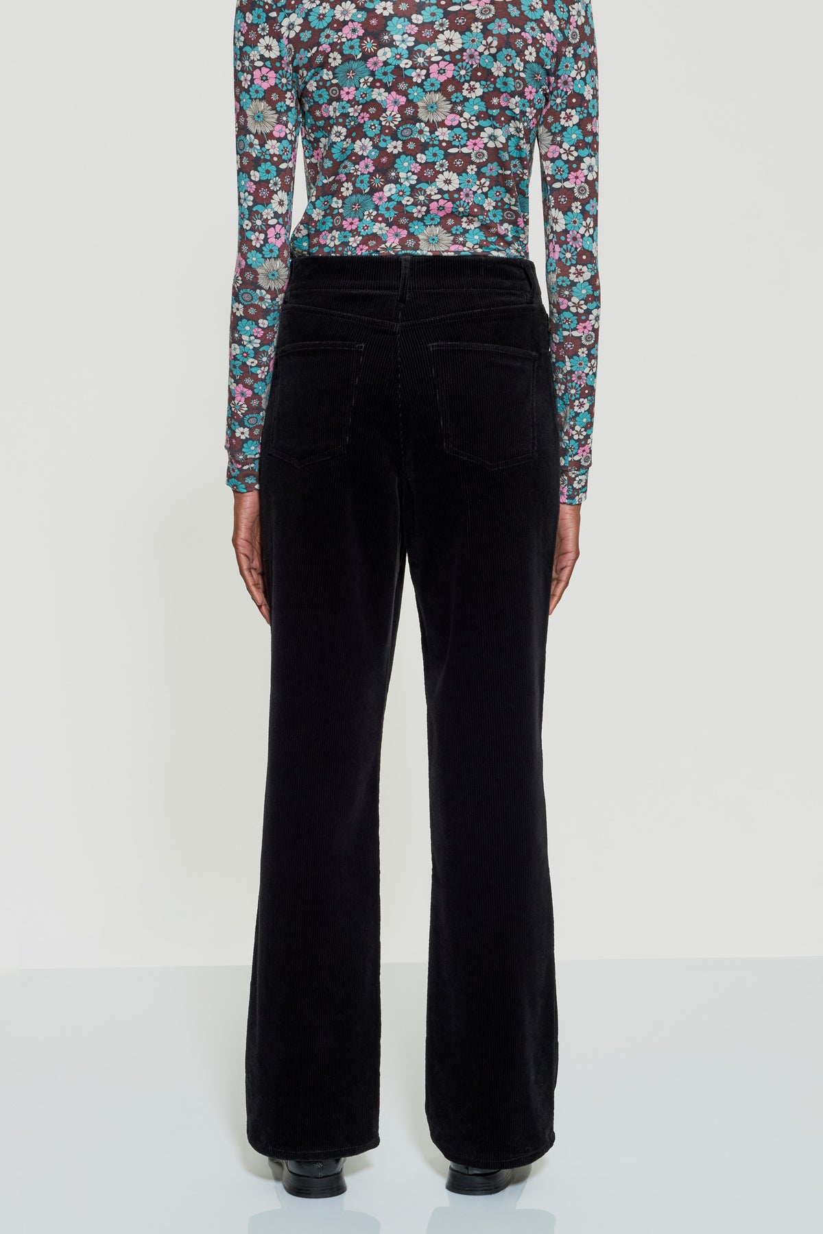 Pantalon en velours Tilda - Black