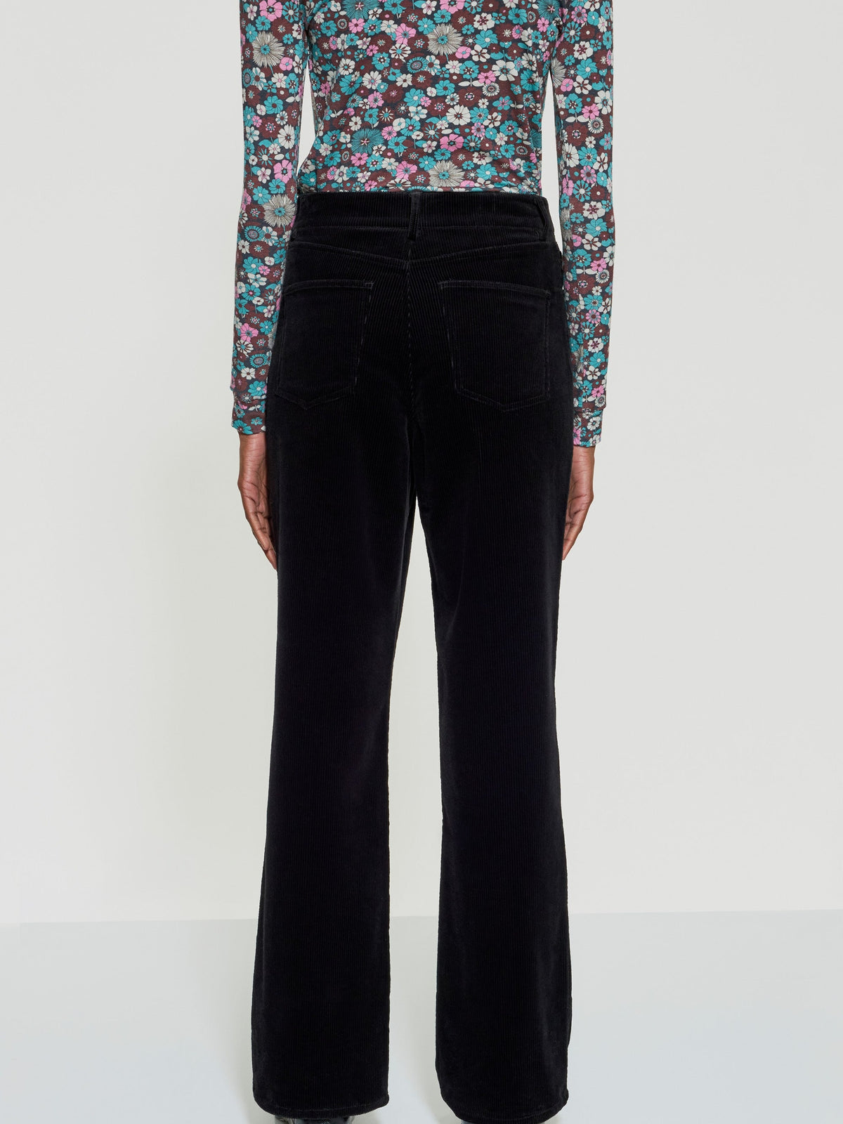 Pantalon en velours Tilda - Black