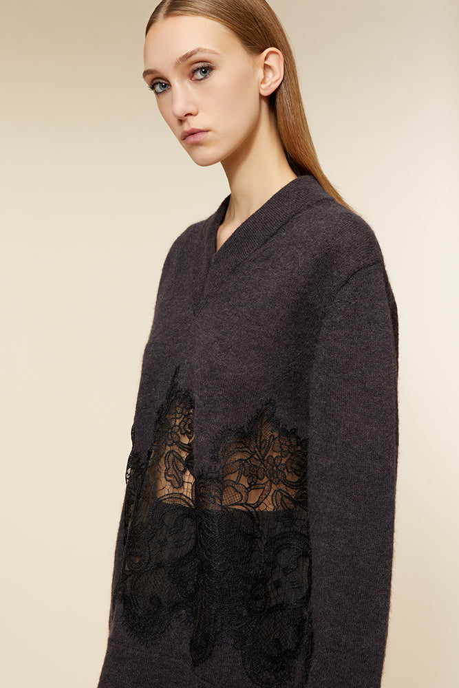 Charcoal / LACE SPENCER