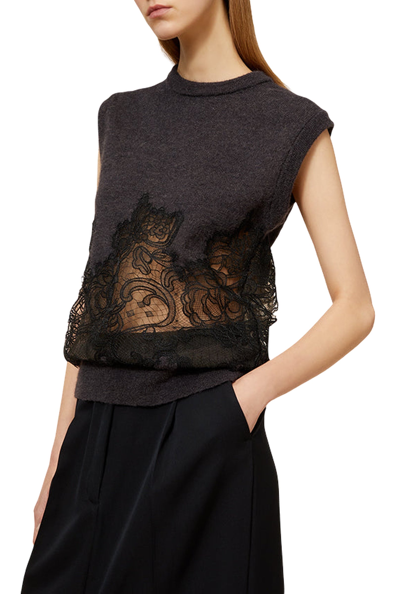 Charcoal / LACE SPENCER