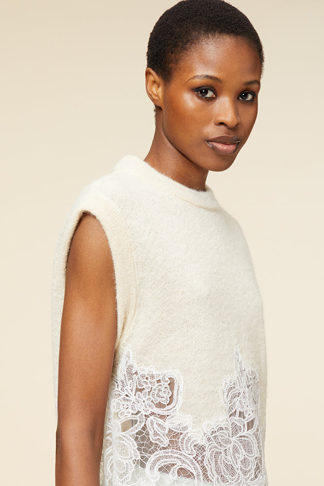 Cream / LACE SPENCER