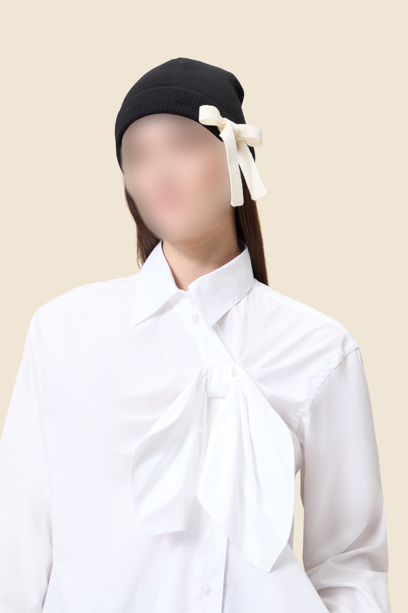Bonnet en laine - Black