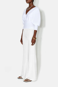 Sculpted Luna Top - White