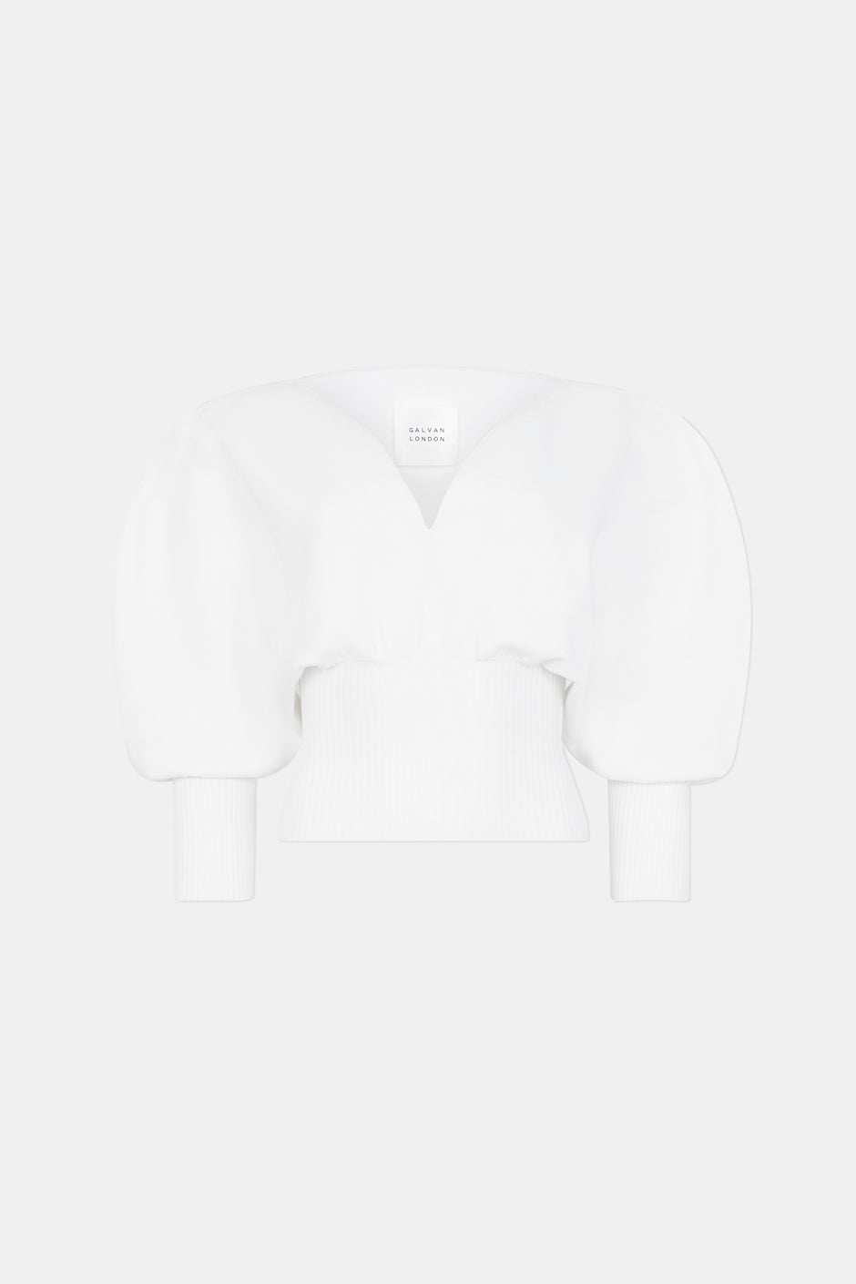 Sculpted Luna Top - White