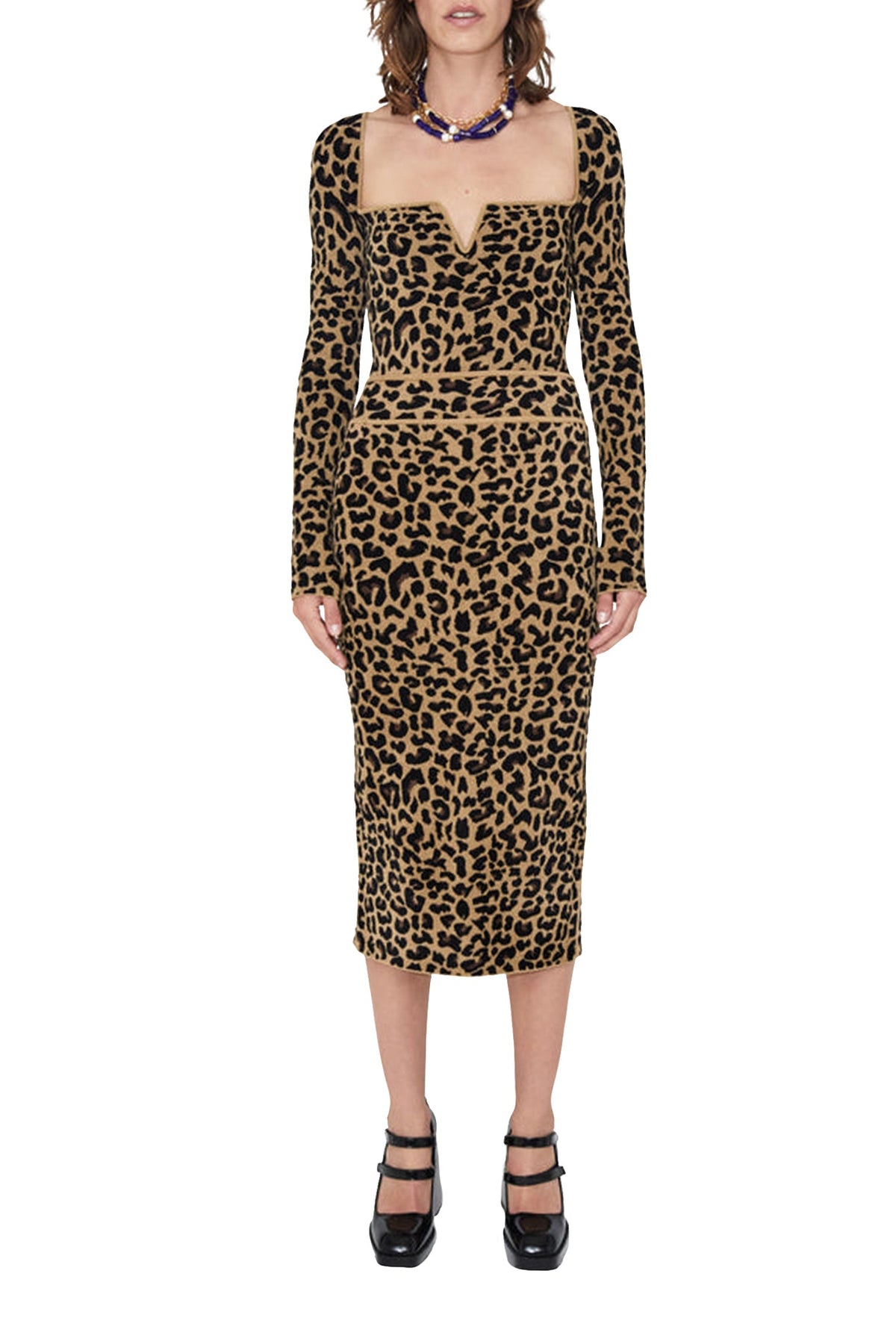 Freya Long Sleeved Top - Leopard