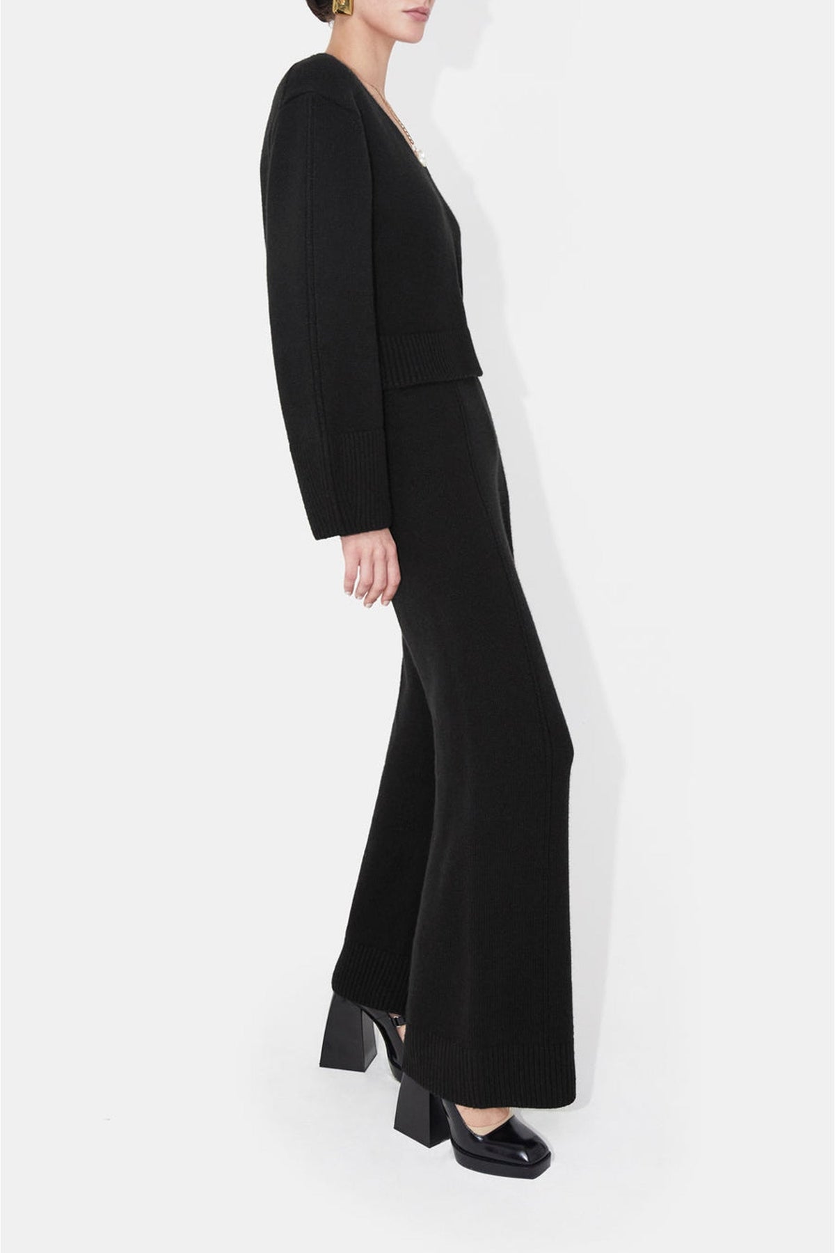 Theia Pearl Sweater - Black