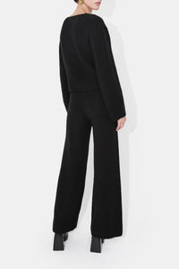 Theia Pearl Sweater - Black
