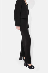 Theia Cashmere Trousers - Black