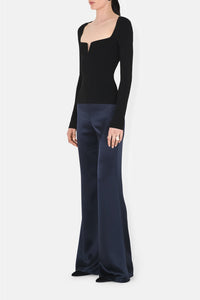 Freya Long Sleeved Top - Black