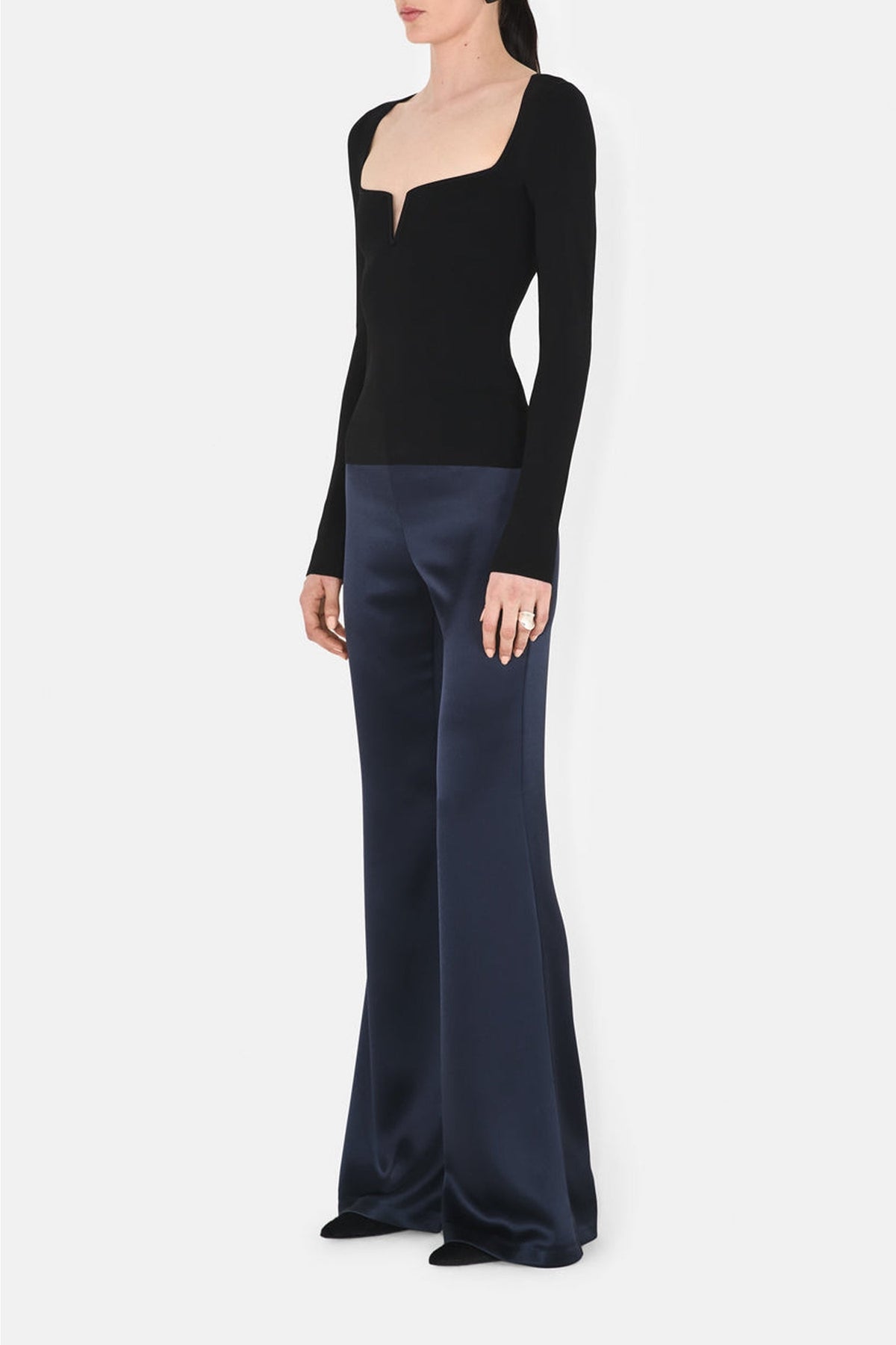 Freya Long Sleeved Top - Black
