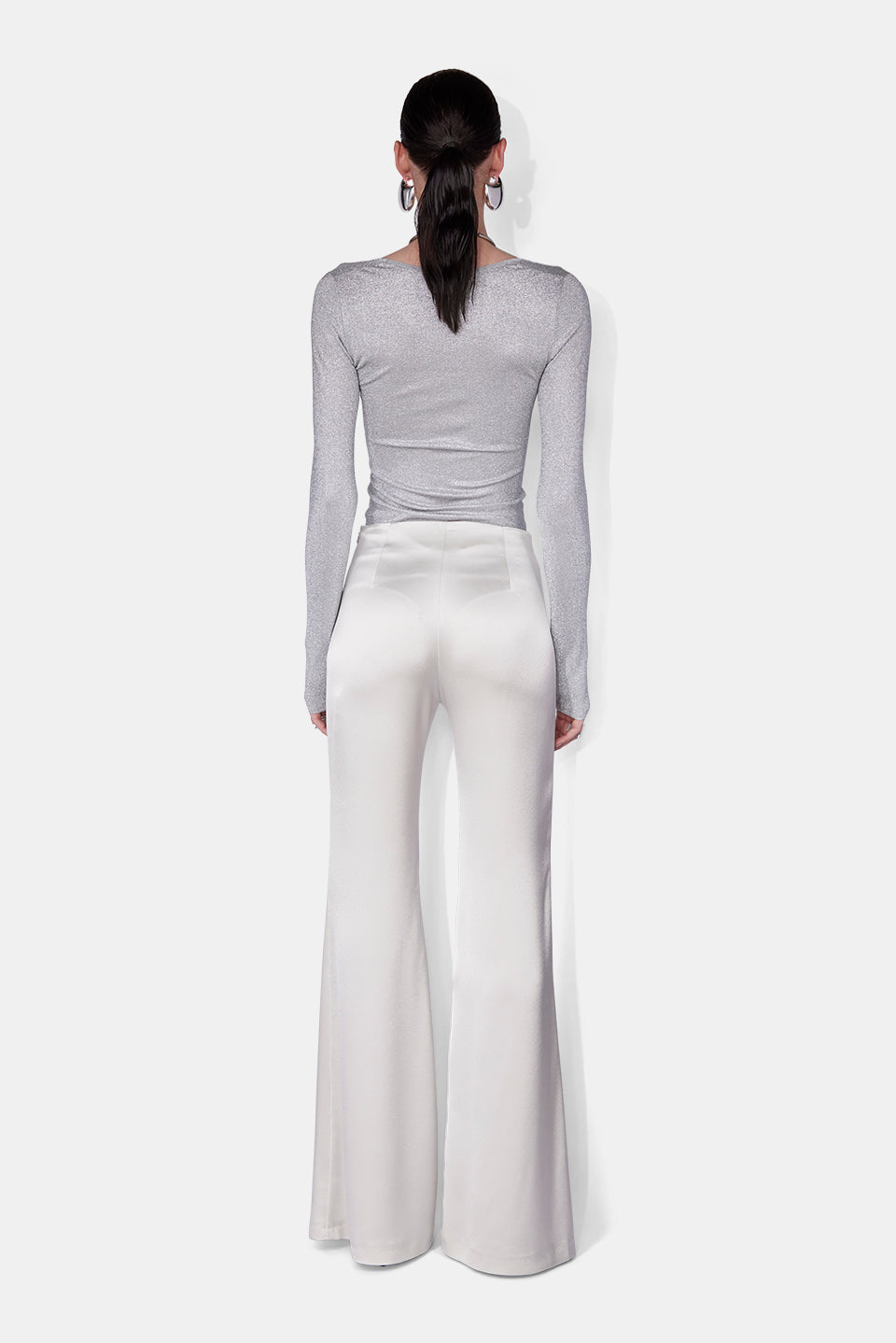 Top Corte à décolleté rond - Platinum