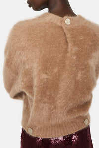 Pull Loom en cachemire - Camel