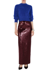 Pull Loom en cachemire - Cobalt Blue
