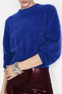 Pull Loom en cachemire - Cobalt Blue