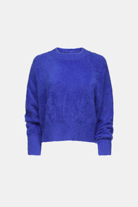 Pull Loom en cachemire - Cobalt Blue