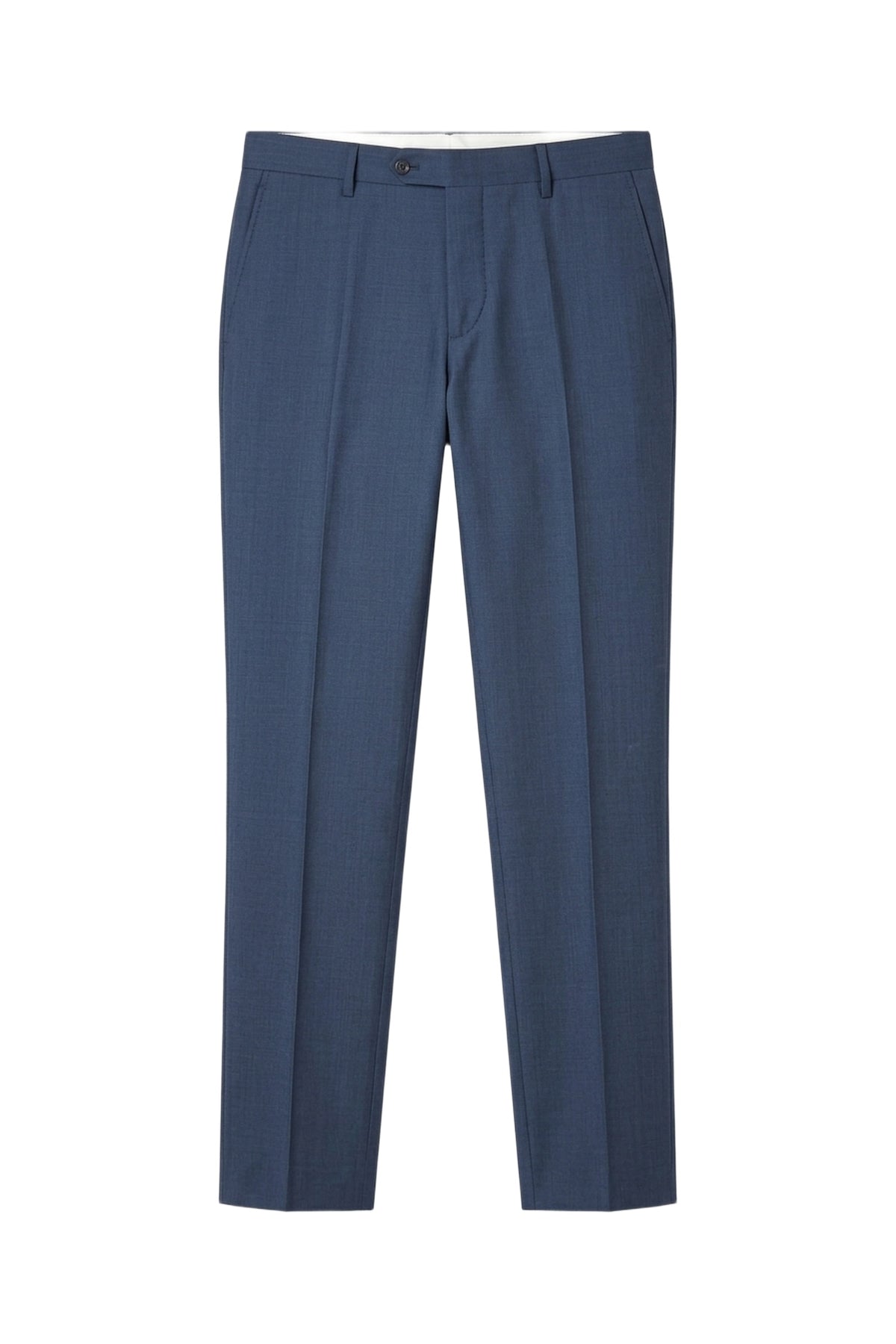Pantalon sans pinces en laine - Ink