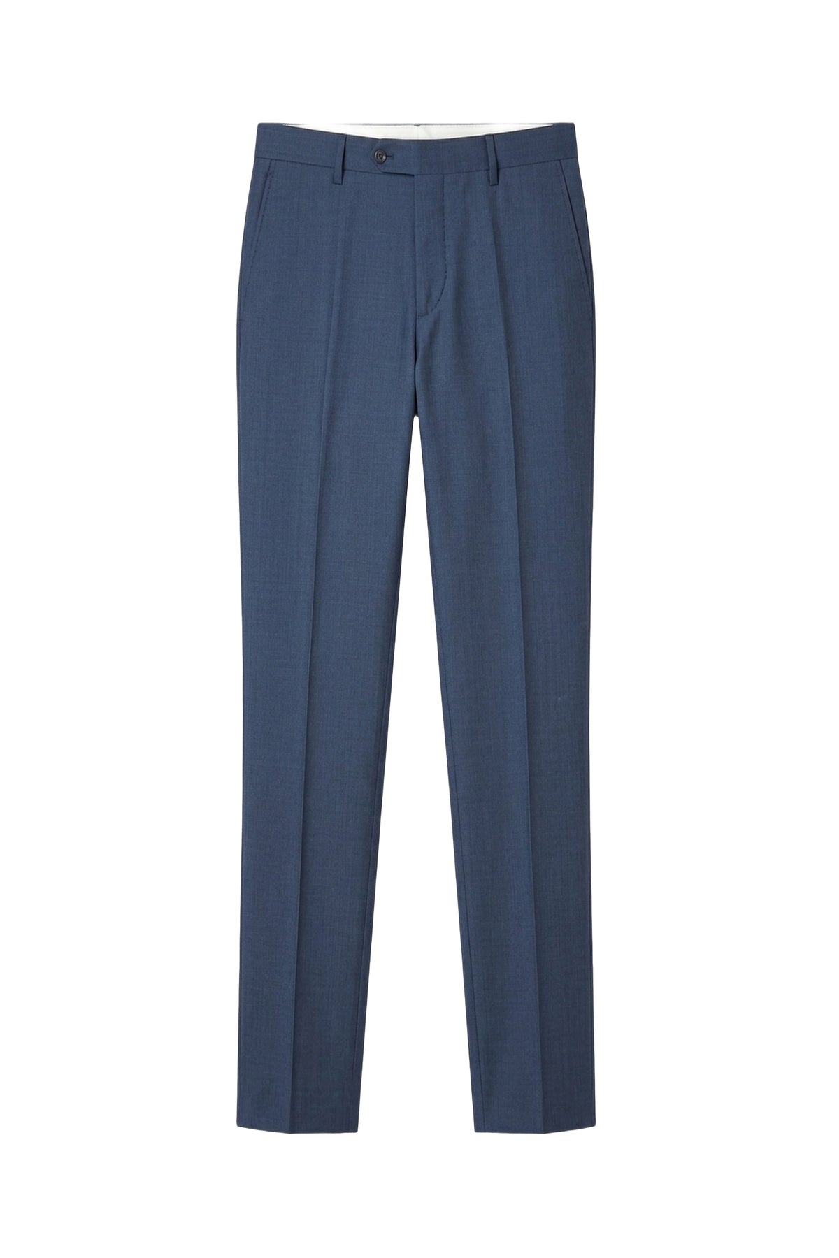 Pantalon sans pinces en laine - Ink