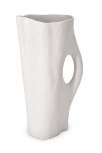 Pichet Timna en porcelaine - Blanc