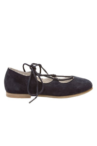 Ballerines en cuir - Marine