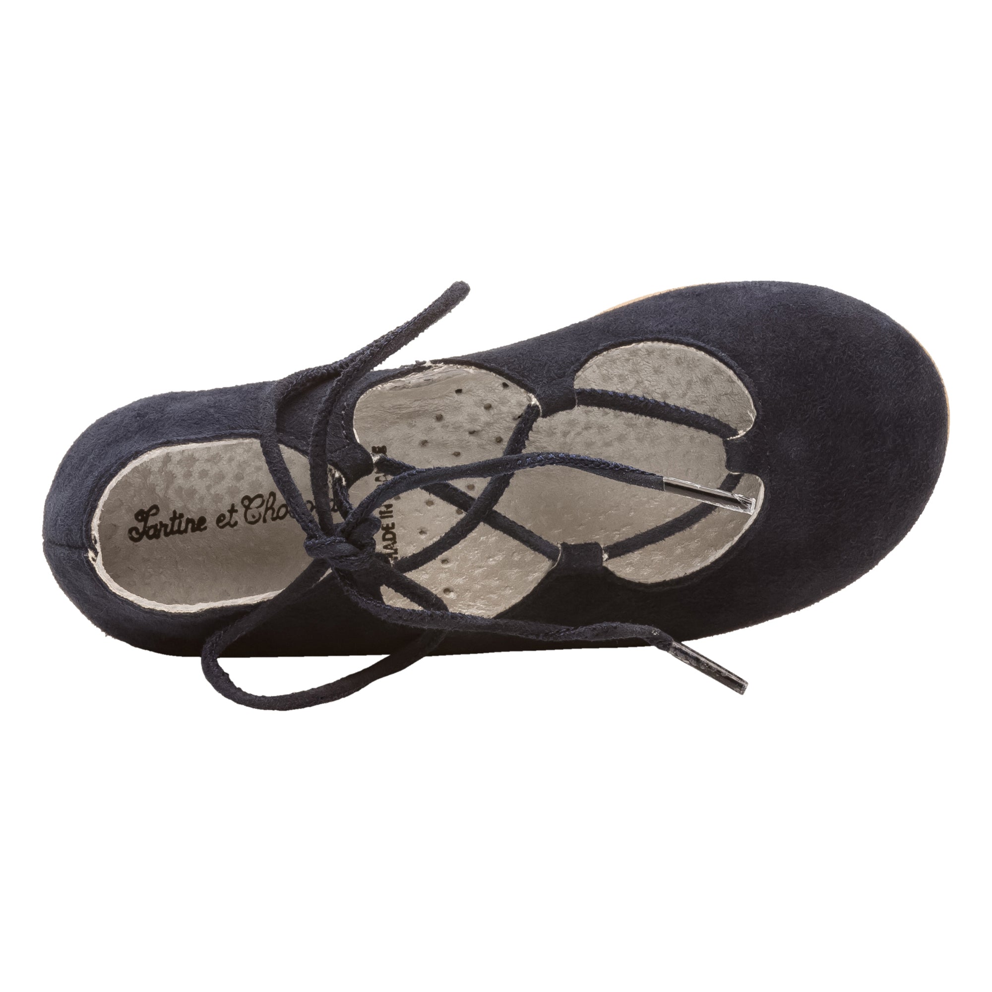 Ballerines en cuir - Marine