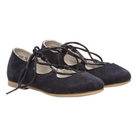 Ballerines en cuir - Marine