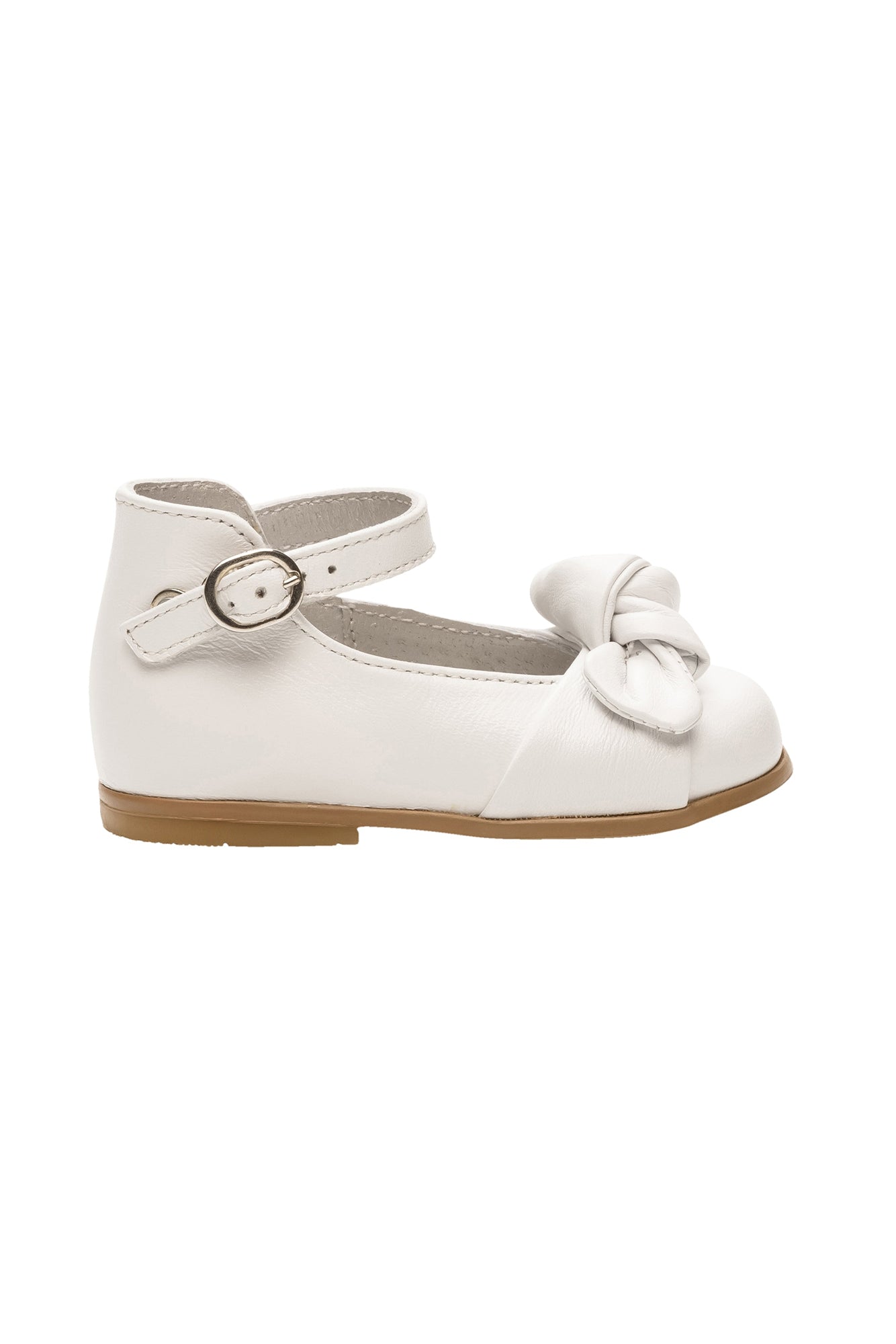 Ballerines à brides en cuir - Blanc