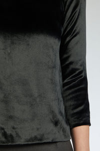 2qty RELIQUAT 50€ 0%  / Top Irma satiné - Black