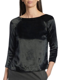 2qty RELIQUAT 50€ 0%  / Top Irma satiné - Black