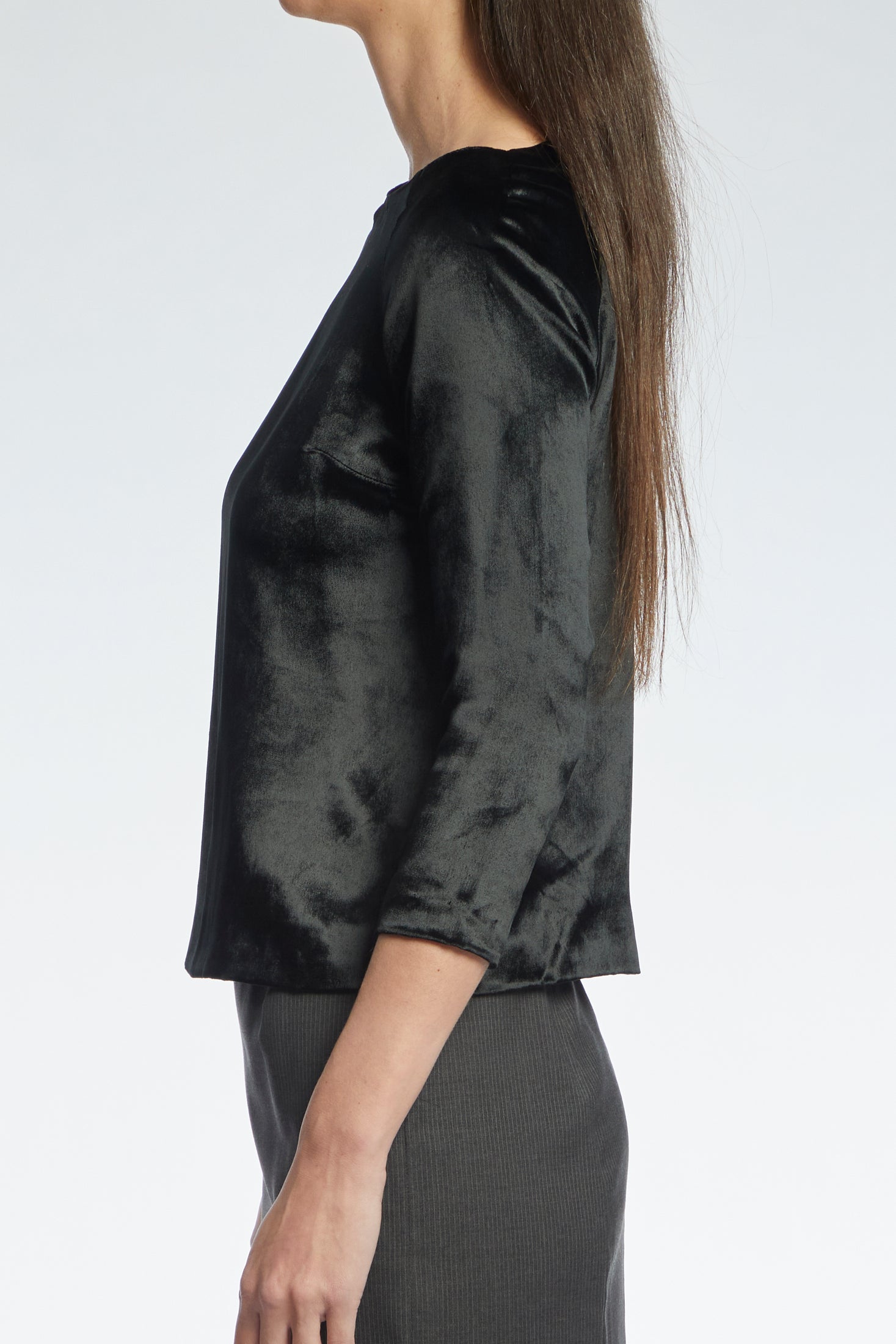 2qty RELIQUAT 50€ 0%  / Top Irma satiné - Black