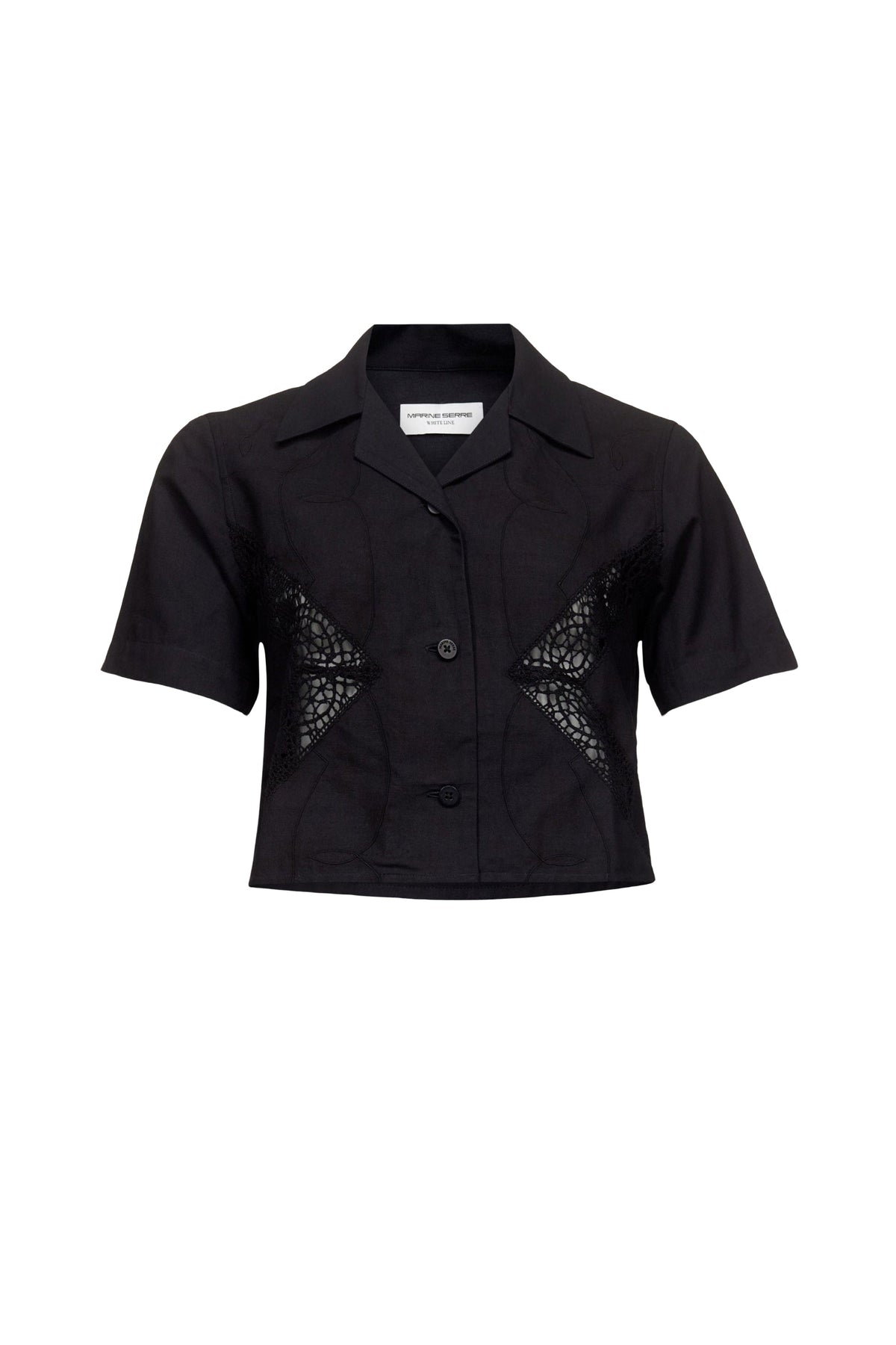 Chemise en coton Upcyclée - Black