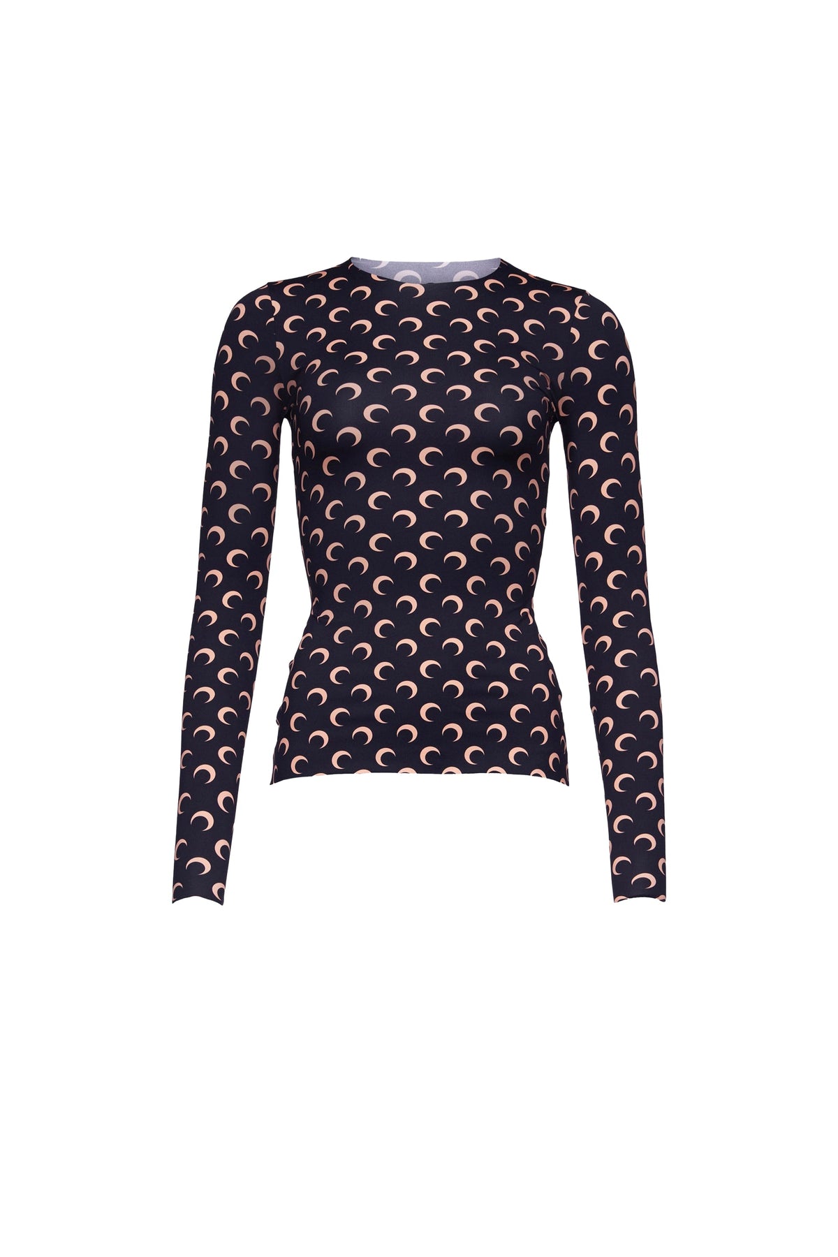 Top seconde peau en jersey All Over Moon Upcyclé - Inverse Tan