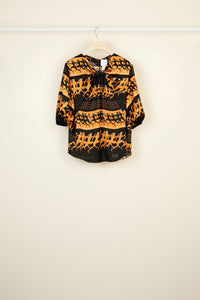 Printed blouse with balloon sleeves - Sport Education