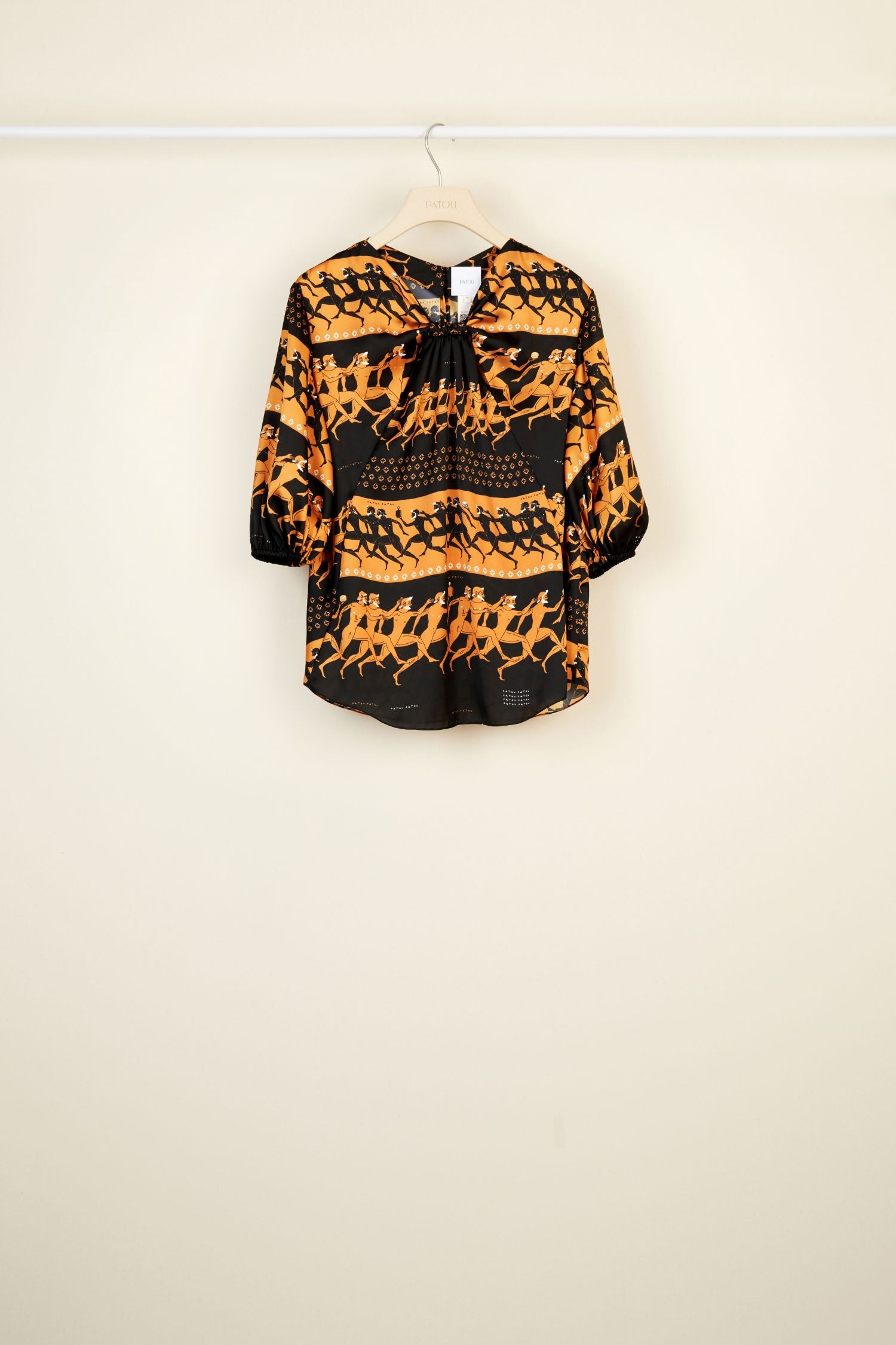 Printed blouse with balloon sleeves - Sport Education