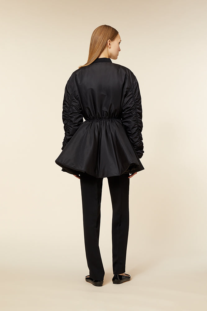 Black / BOMBER DRESS