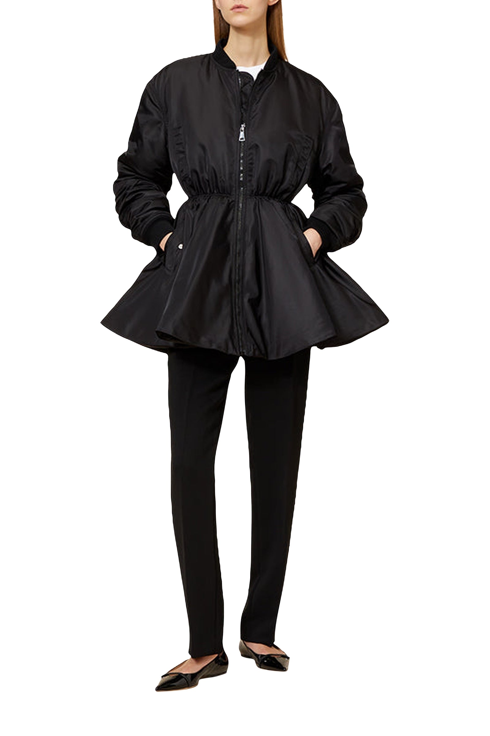 Veste effet robe bomber - Black