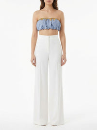 Herringbone bandeau top - Carta Da Zucchero