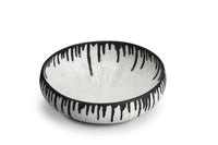 Bol rond Tokasu en porcelaine - Blanc & Indigo